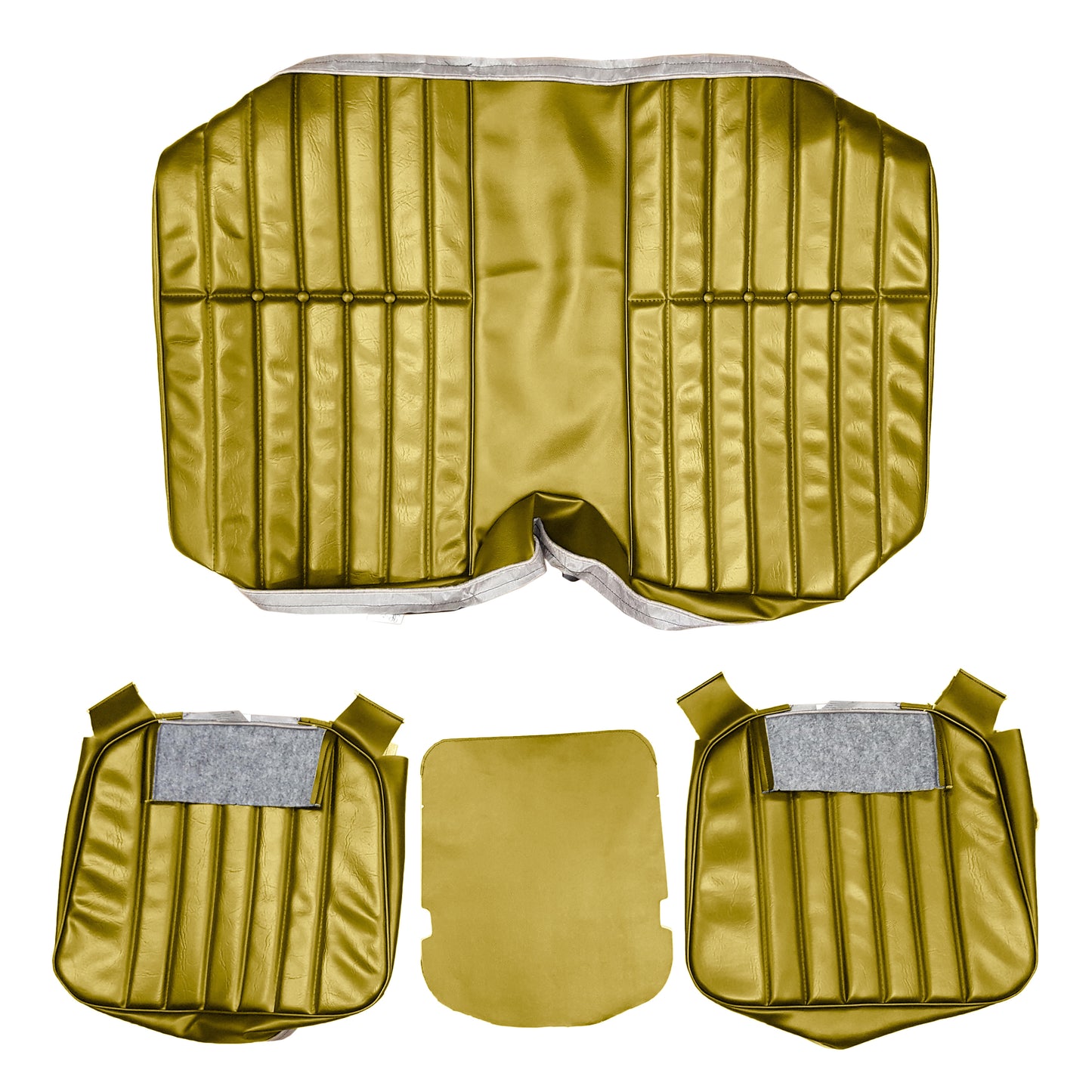 73 CAMARO "STANDARD" HTP REAR UPHOLSTERY - SRM CHAMOIS