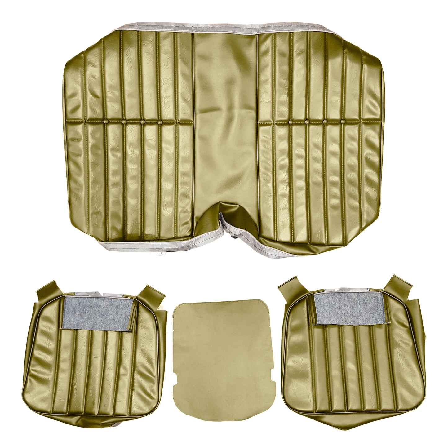 75 CAMARO "STANDARD" HTP REAR UPHOLSTERY - SRM SANDSTONE