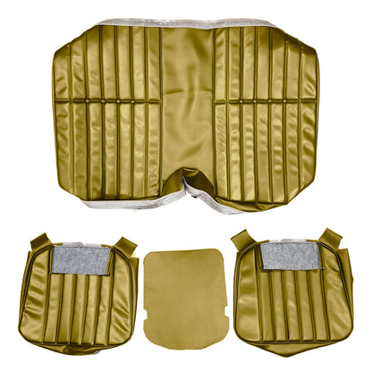 74 CAMARO "STANDARD" HTP REAR UPHOLSTERY - SADDLE