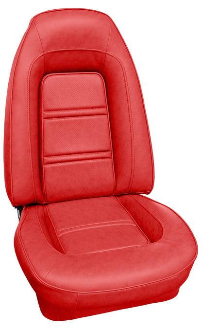 74 FIREBIRD/TRANS AM "DELUXE" BUCKET SEAT UPHOLSTERY - RED