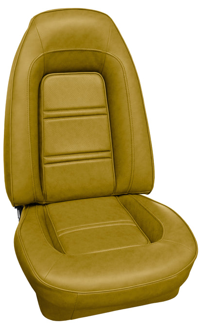 74 FIREBIRD/TRANS AM "DELUXE" BUCKET SEAT UPHOLSTERY - SADDLE