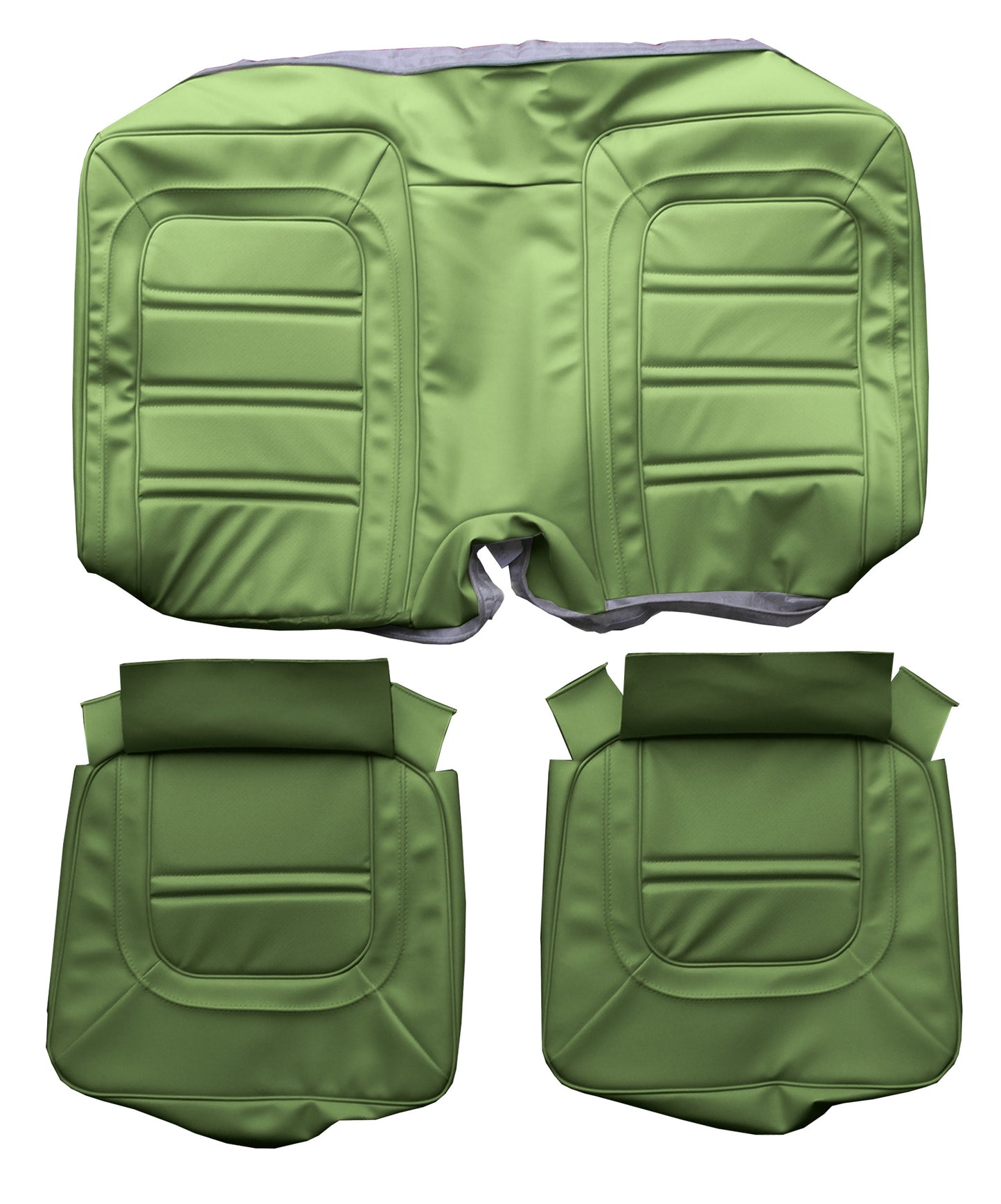 74 FIREBIRD/TRANS AM "DELUXE" HARDTOP REAR UPHOLSTERY - SRM GREEN