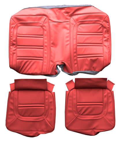 74 FIREBIRD/TRANS AM "DELUXE" HARDTOP REAR UPHOLSTERY - RED