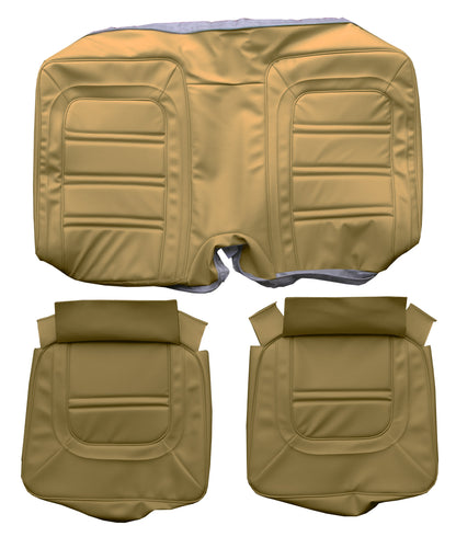 74 FIREBIRD/TRANS AM "DELUXE" HARDTOP REAR UPHOLSTERY - SADDLE