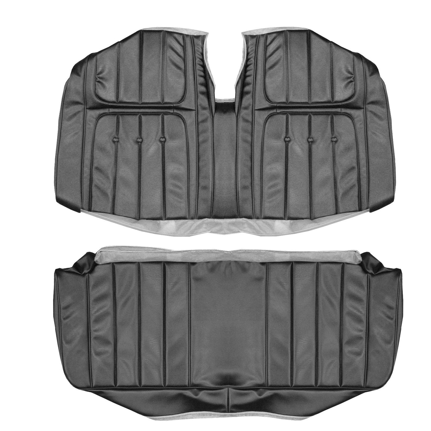 73 RIVIERA HARDTOP REAR UPHOLSTERY - BLACK