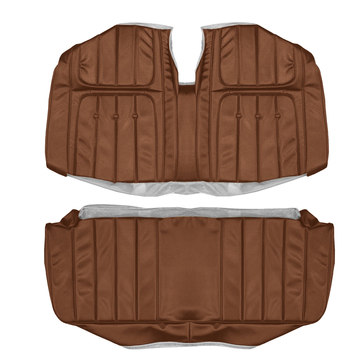 73 RIVIERA HARDTOP REAR UPHOLSTERY - SADDLE