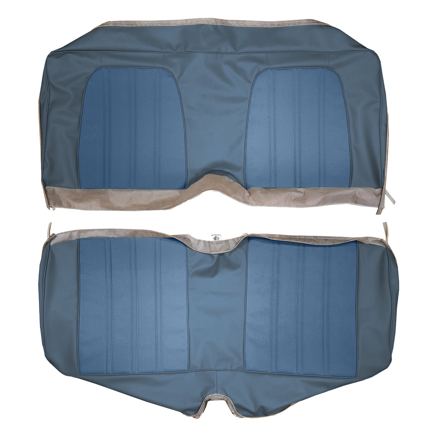 74 JAVELIN/AMX/MATADOR HARDTOP REAR UPHOLSTERY - SRM BLUE KNIT/BLUE