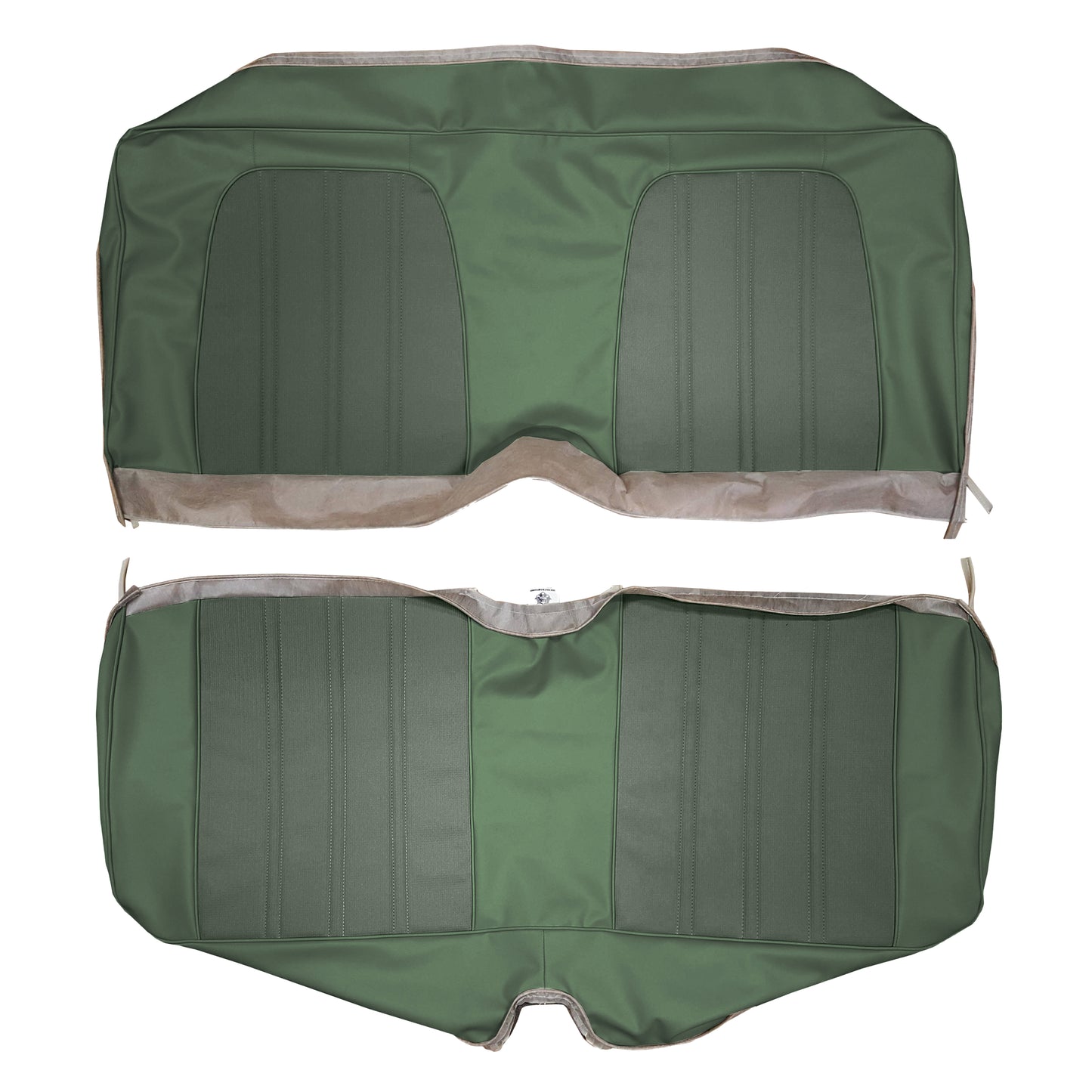 74 JAVELIN/AMX/MATADOR HARDTOP REAR UPHOLSTERY - SRM GREEN KNIT/GREEN