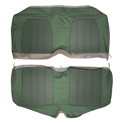 74 JAVELIN/AMX/MATADOR HARDTOP REAR UPHOLSTERY - SRM GREEN KNIT/GREEN