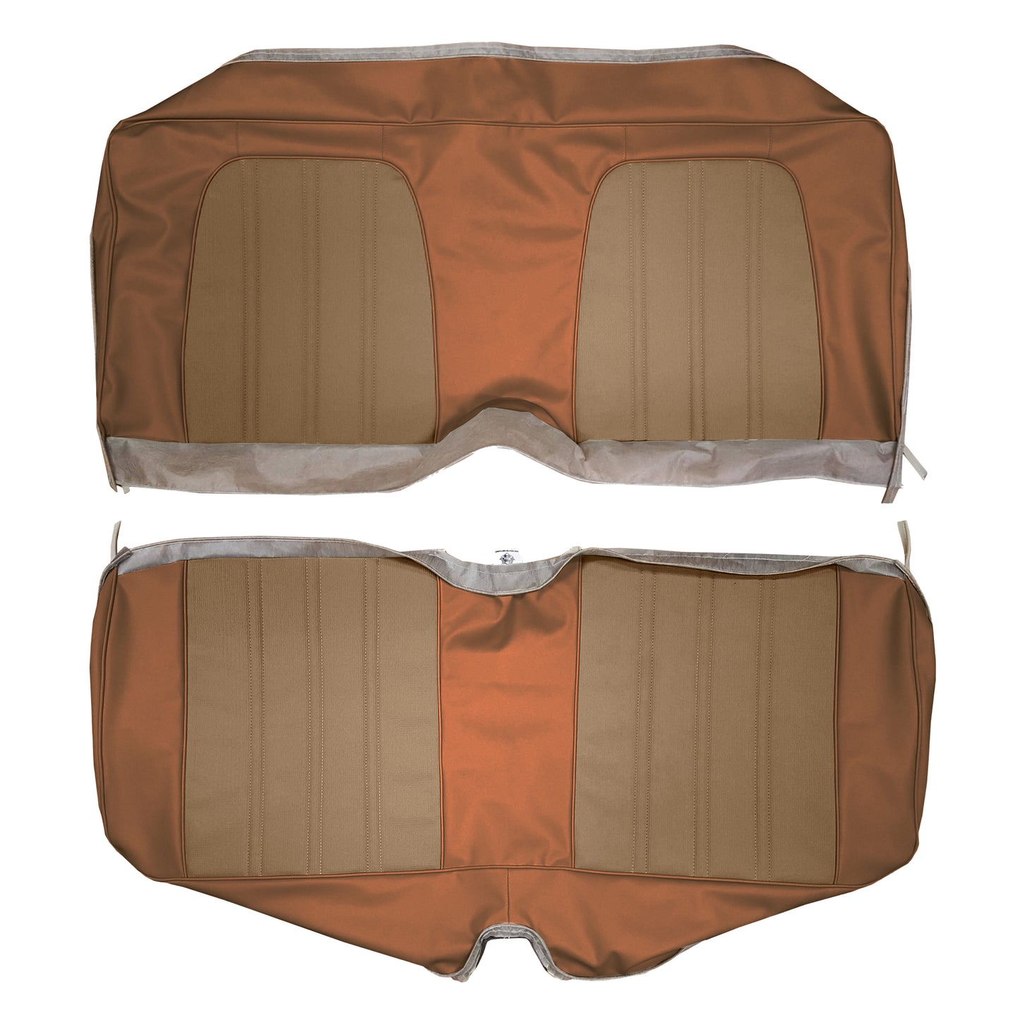 74 JAVELIN/AMX/MATADOR HARDTOP REAR UPHOLSTERY - SRM CINNAMON KNIT/SRM BROWN