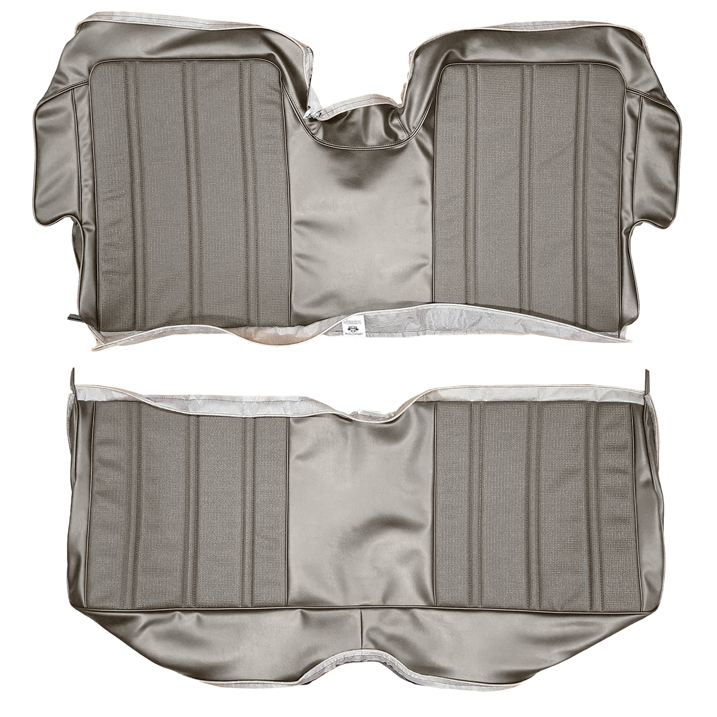 74 MATADOR HARDTOP REAR UPHOLSTERY - SRM WHITE KNIT/WHITE