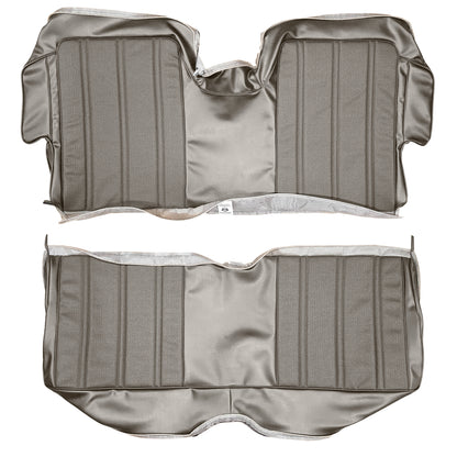 74 MATADOR HARDTOP REAR UPHOLSTERY - SRM WHITE KNIT/WHITE