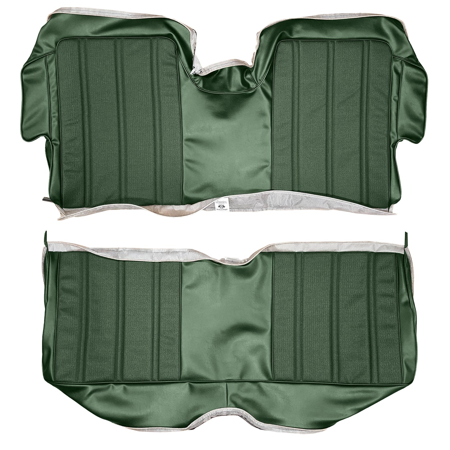 74 MATADOR HARDTOP REAR UPHOLSTERY - SRM GREEN KNIT/GREEN