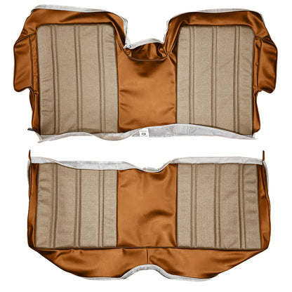 74 MATADOR HARDTOP REAR UPHOLSTERY - SRM CINNAMON KNIT/SRM BROWN