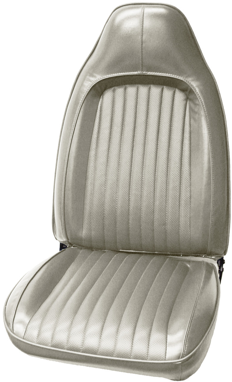 74 BARRACUDA/CHALLENGER BUCKET SEAT UPHOLSTERY - WHITE