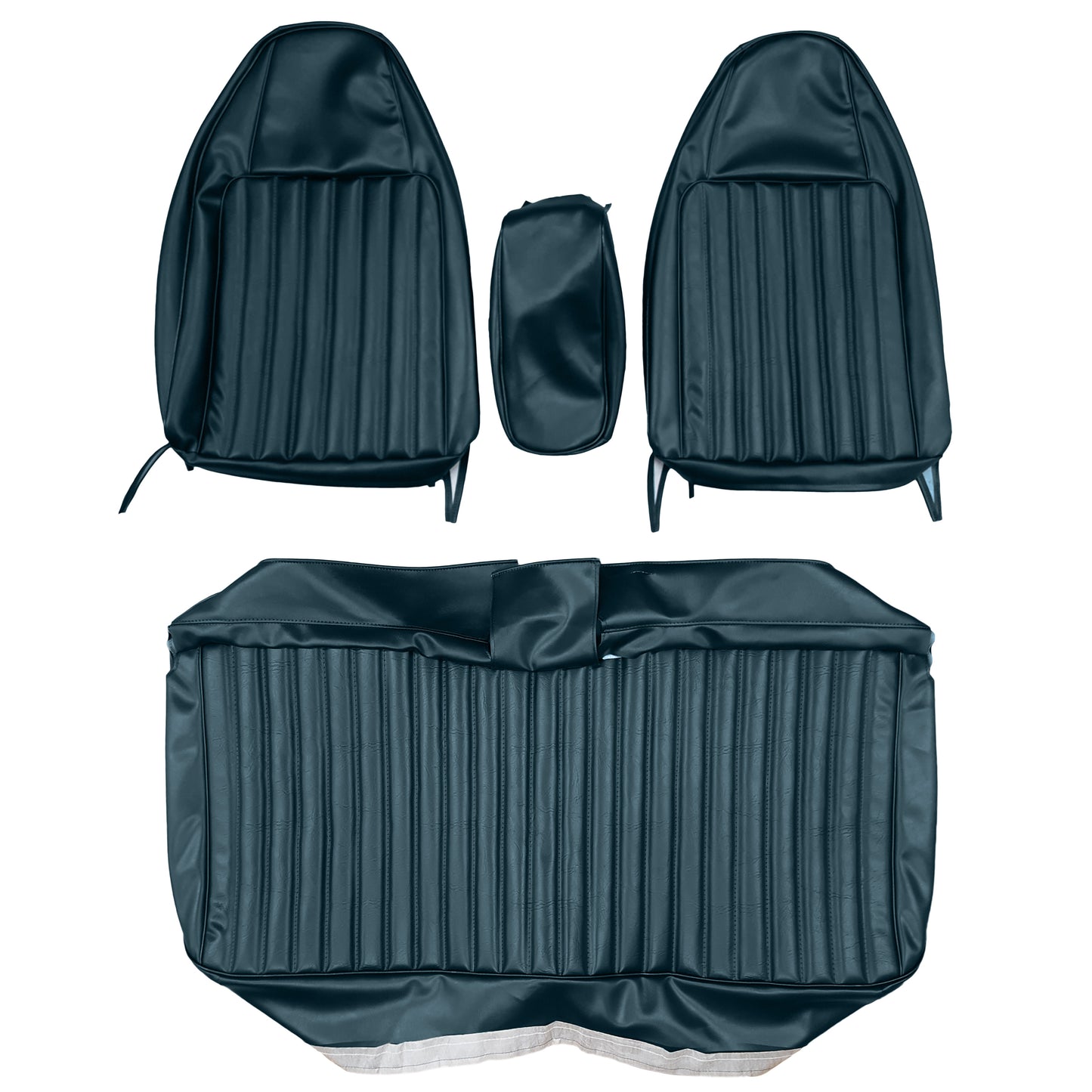 74 DART SPORT/DUSTER SPLIT BENCH W/ C.A.R. UPHOLSTERY - BLUE