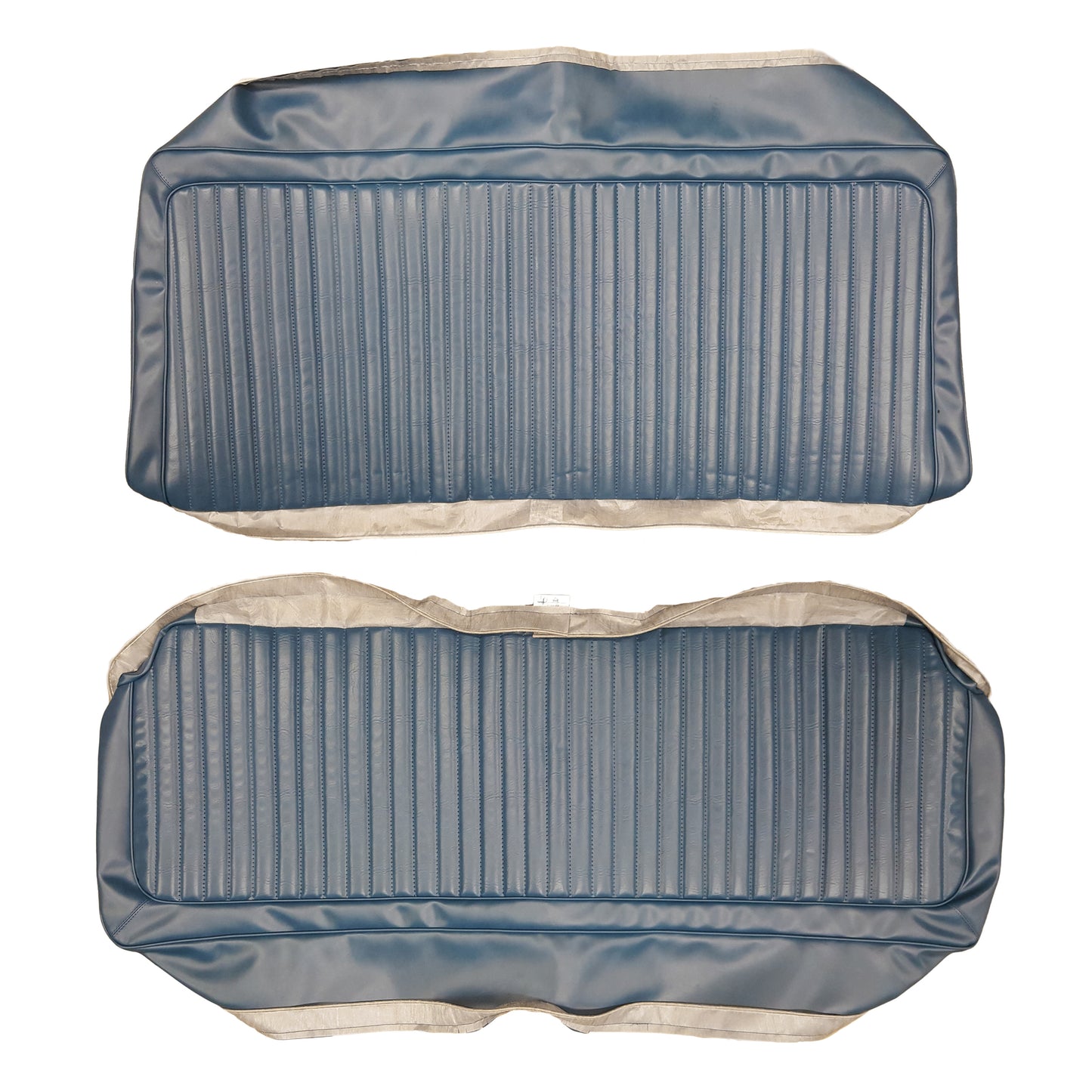 74-75 DART SPORT/DUSTER "STANDARD" FIXED REAR UPHOLSTERY - BLUE