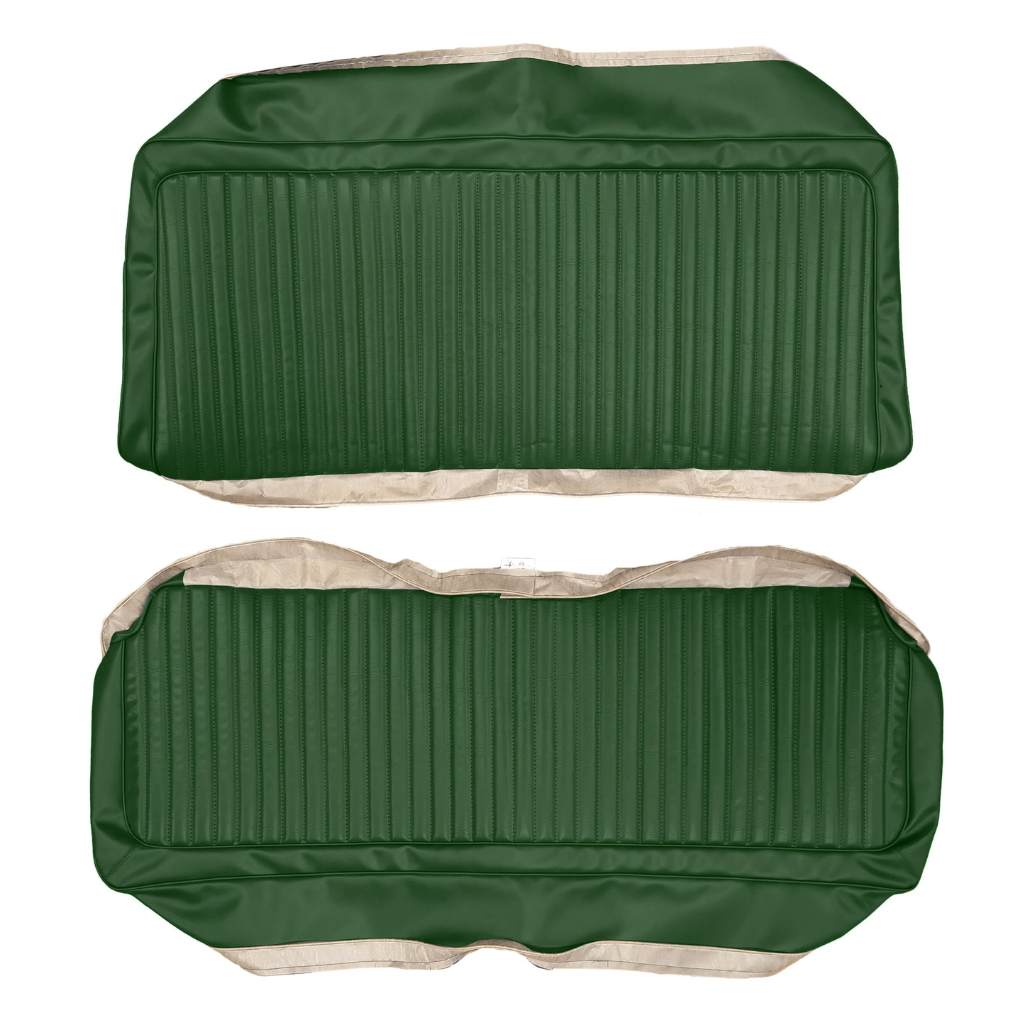 74-75 DART SPORT/DUSTER "STANDARD" FIXED REAR UPHOLSTERY - JADE GREEN