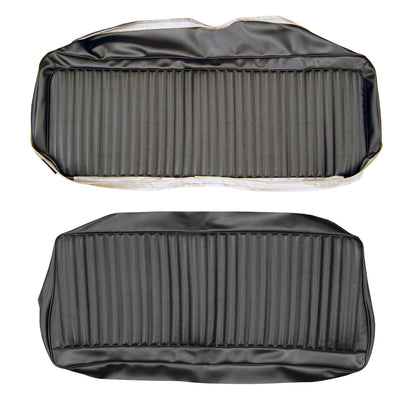 74-76 DART SPORT/DUSTER "STANDARD" FOLD-DOWN REAR UPHOLSTERY - BLACK