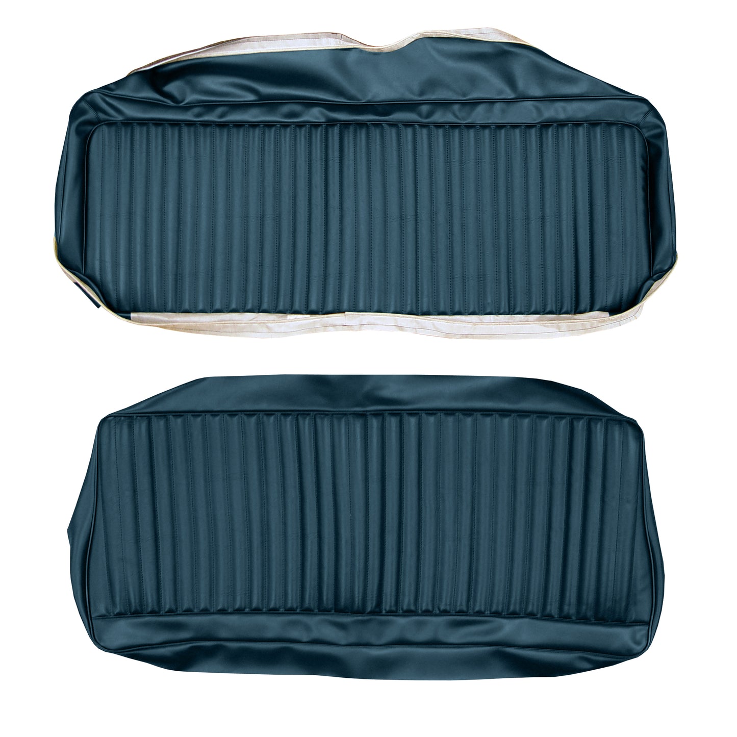 74-75 DART SPORT/DUSTER "STANDARD" FOLD-DOWN REAR UPHOLSTERY - BLUE