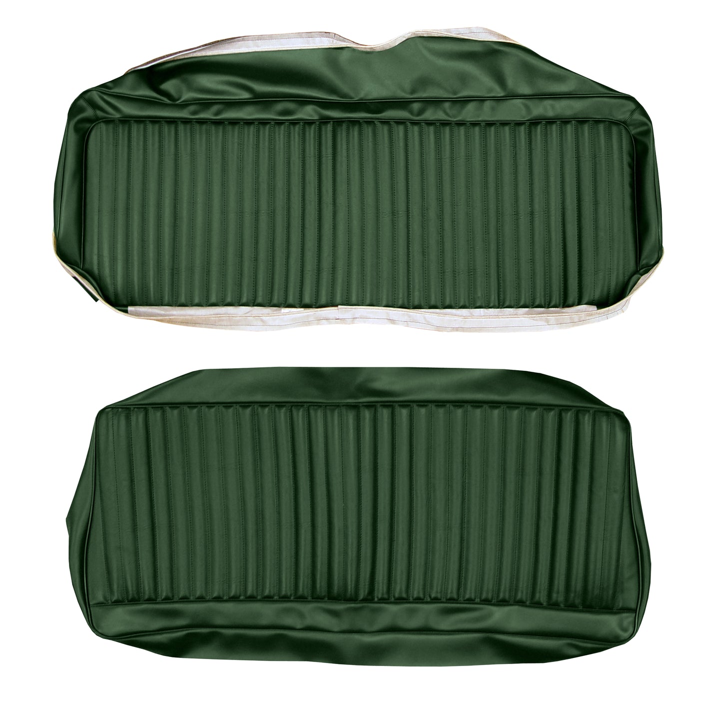 74-75 DART SPORT/DUSTER "STANDARD" FOLD-DOWN REAR UPHOLSTERY - JADE GREEN