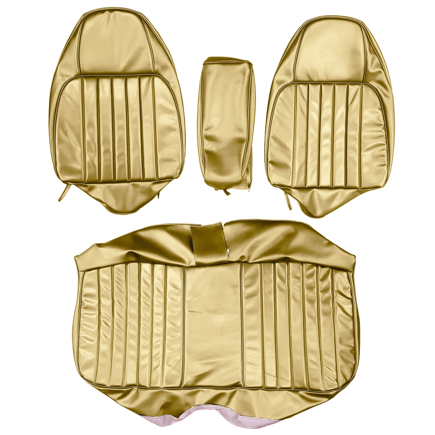 74 CHARGER SE SPLIT BENCH W/ C.A.R. UPHOLSTERY - SRM EMBER GOLD