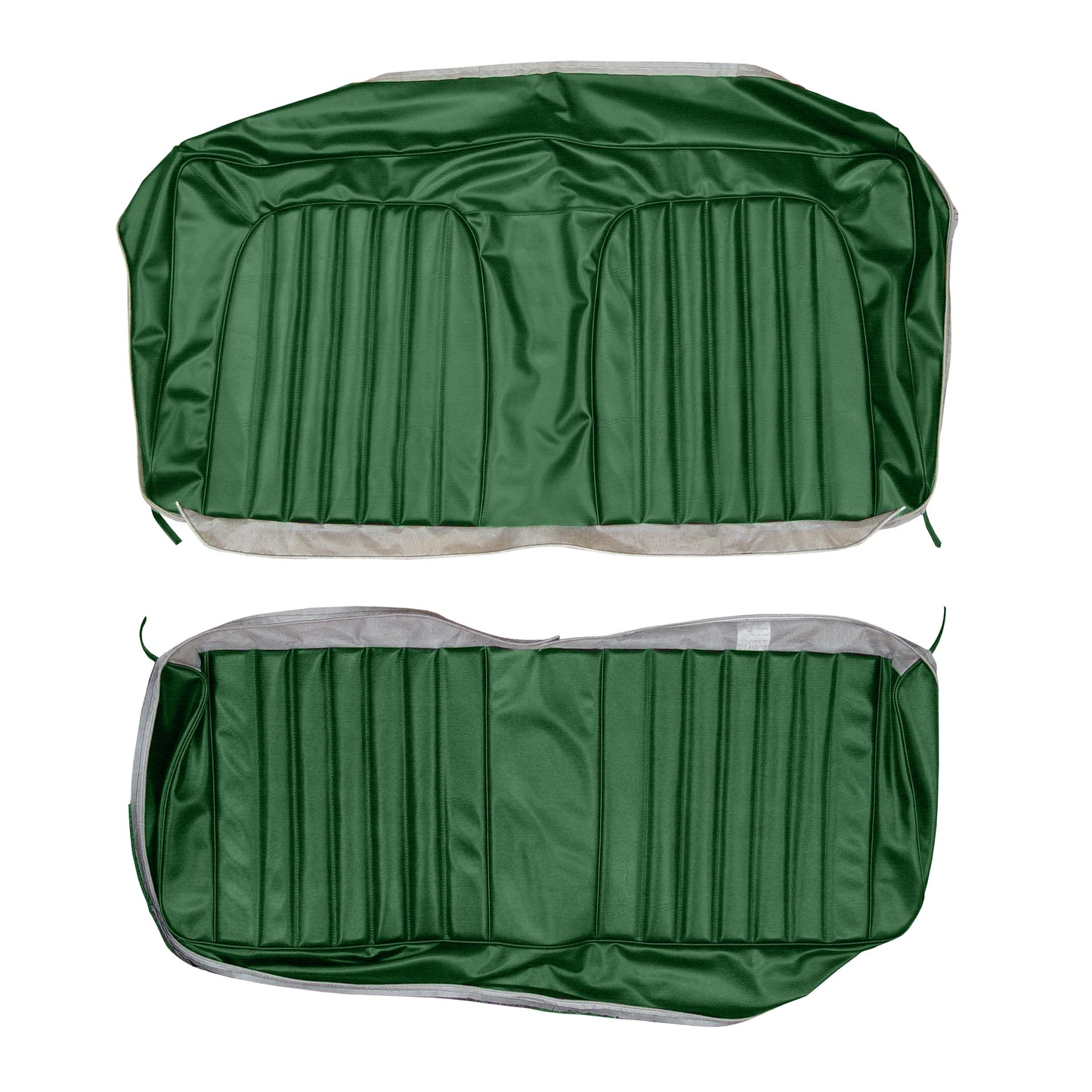 74 CHARGER SE HARDTOP REAR UPHOLSTERY - JADE GREEN