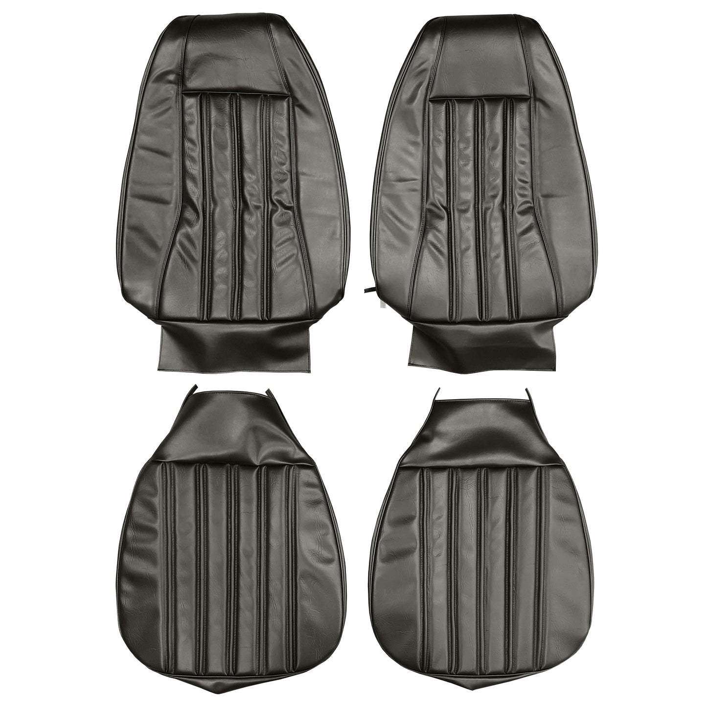 77 VOLARE/ASPEN/ROADRUNNER BUCKET SEAT UPHOLSTERY - BLACK