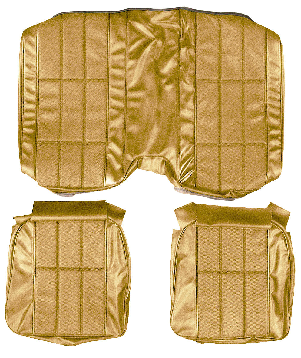 77 CAMARO "DELUXE" HARDTOP REAR UPHOLSTERY - UPHOLSTERY - BUCKSKIN