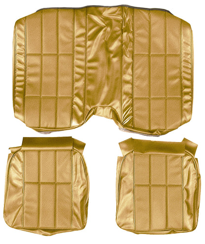 77 CAMARO "DELUXE" HARDTOP REAR UPHOLSTERY - UPHOLSTERY - BUCKSKIN