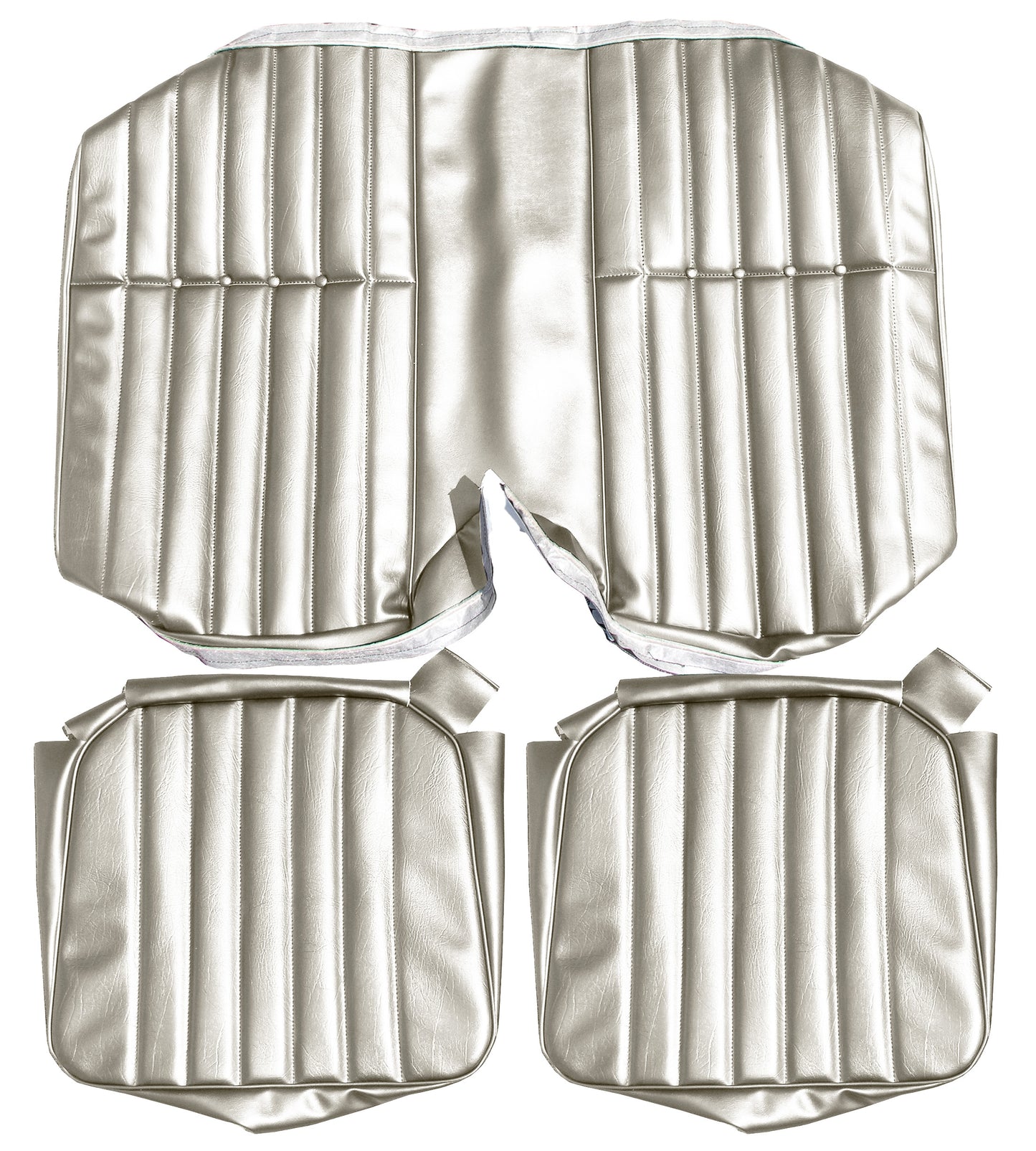 77 CAMARO "STANDARD" HARDTOP REAR UPHOLSTERY - WHITE