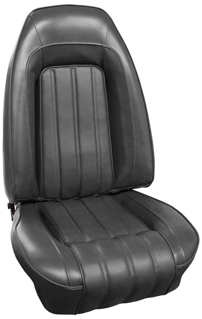 77 FIREBIRD/TRANS AM "DELUXE" BUCKET SEAT UPHOLSTERY - BLACK