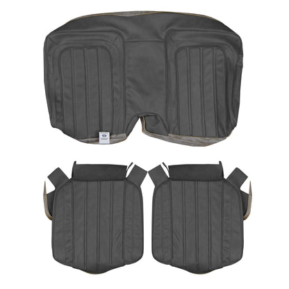 77 FIREBIRD/TRANS AM "DELUXE" HARDTOP REAR UPHOLSTERY - BLACK