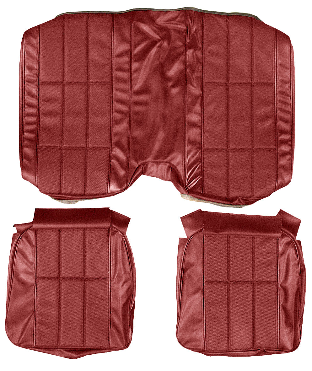 78 CAMARO "DELUXE" HARDTOP REAR UPHOLSTERY - CARMINE