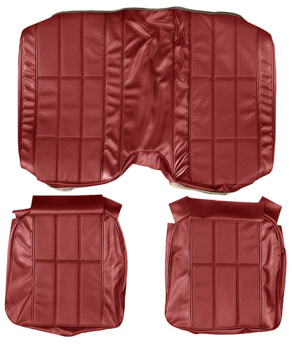 78 CAMARO "DELUXE" HARDTOP REAR UPHOLSTERY - CARMINE