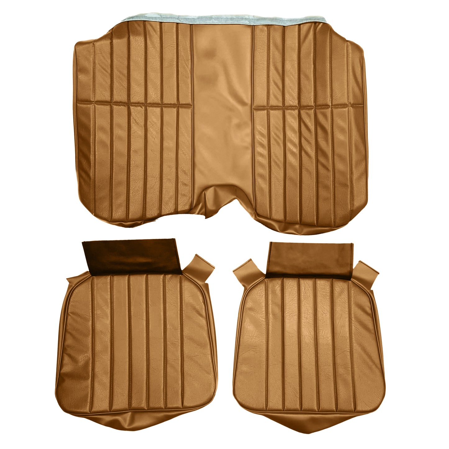 78-79 CAMARO "STANDARD" HARDTOP REAR UPHOLSTERY - CAMEL TAN