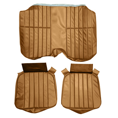 78-79 CAMARO "STANDARD" HARDTOP REAR UPHOLSTERY - CAMEL TAN