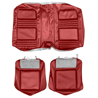 81 FIREBIRD/TRANS AM "DELUXE" HARDTOP REAR UPHOLSTERY - RED