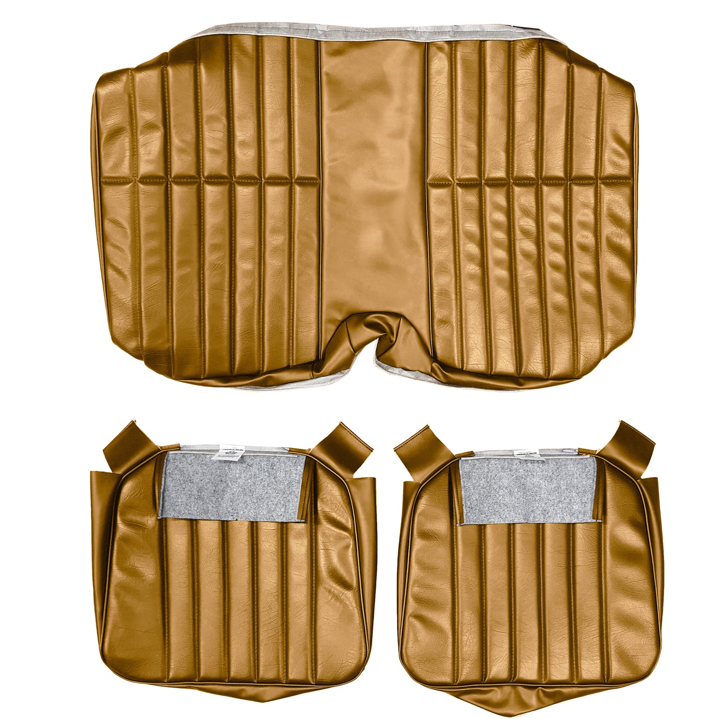 78-79 FIREBIRD/TRANS AM "STANDARD" HARDTOP REAR UPHOLSTERY - CAMEL TAN