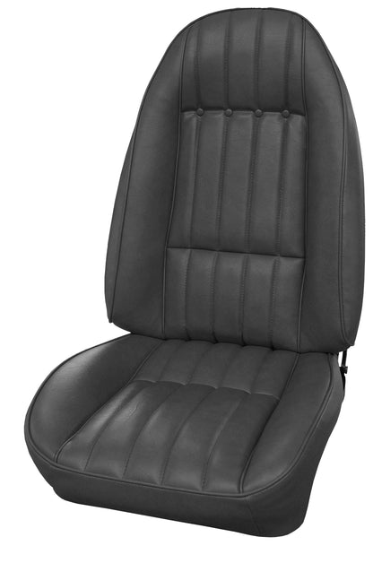 79 CAMARO "STANDARD" BUCKET SEAT UPHOLSTERY - BLACK