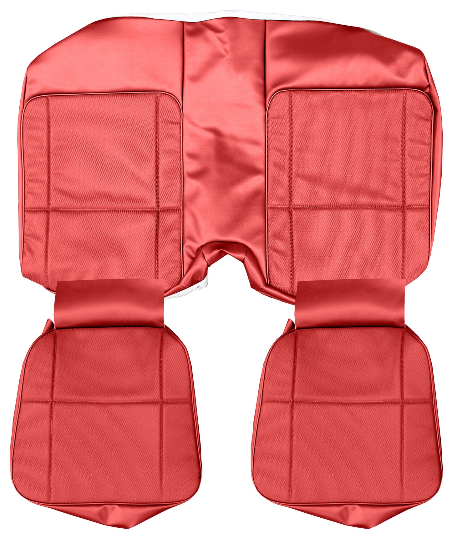 1981 CAMARO "DELUXE" HARDTOP REAR UPHOLSTERY - RED