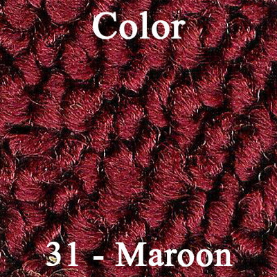 66 CUTLASS/442 KICK PANEL CARPET WITH A/C & DRIVERSIDE FRESH AIR VENT - MAROON