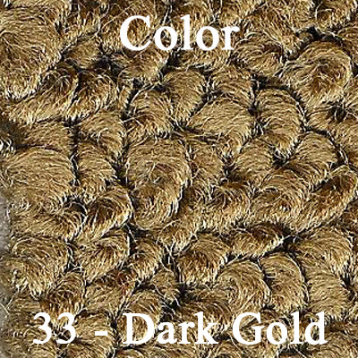 69-70 CUTLASS/442/SKYLARK/GS COUPE KICK PANEL CARPET WITHOUT A/C - DARK GOLD