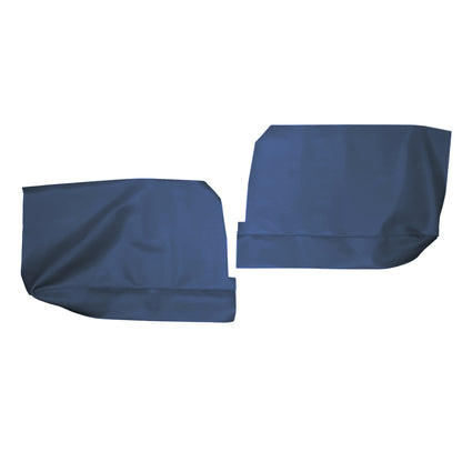 64 GM A-BODY HARDTOP REAR ARMREST PANEL COVERS - DARK BLUE