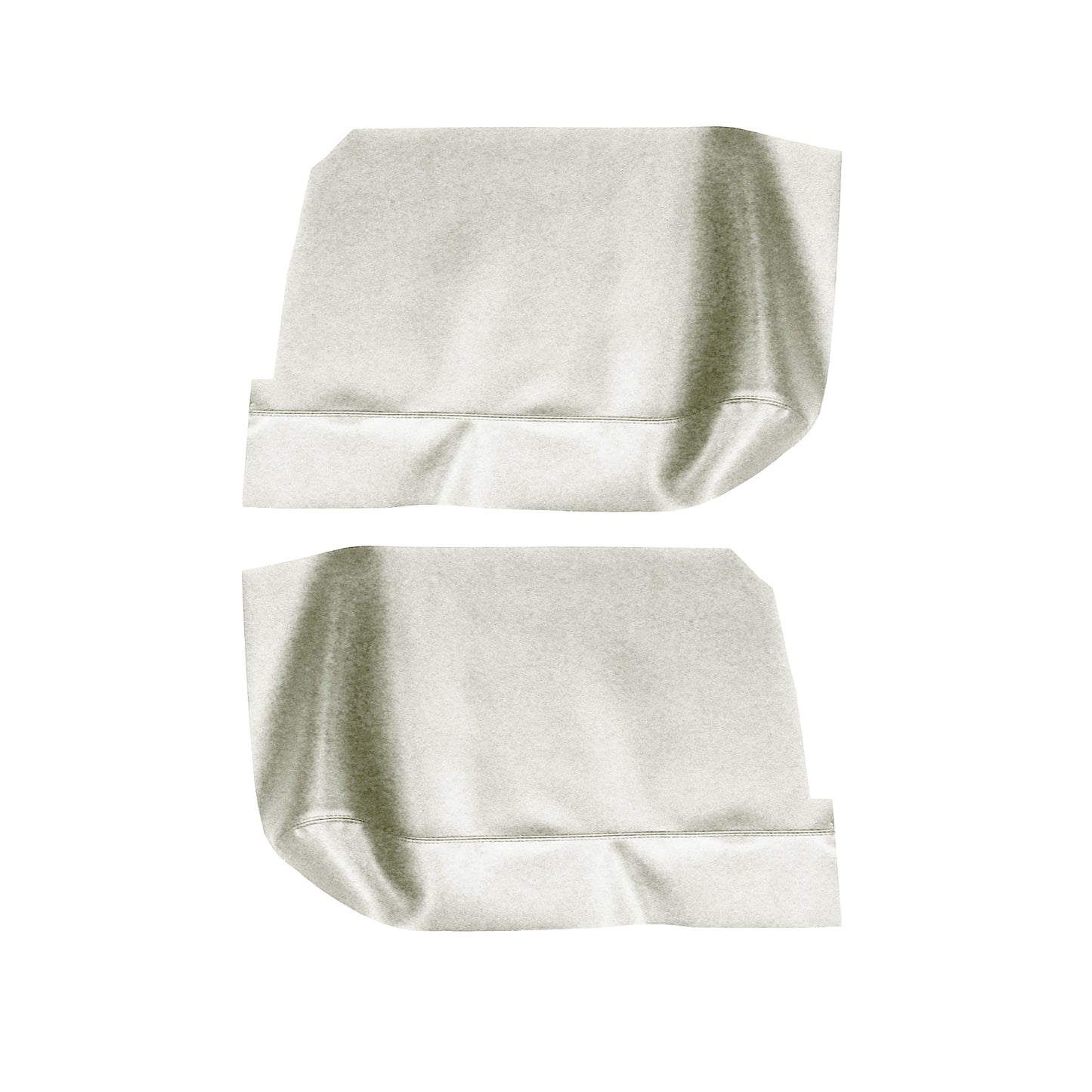 65 GM A-BODY HARDTOP REAR ARMREST PANEL COVERS - WHITE