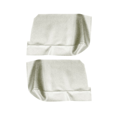 65 GM A-BODY HARDTOP REAR ARMREST PANEL COVERS - WHITE