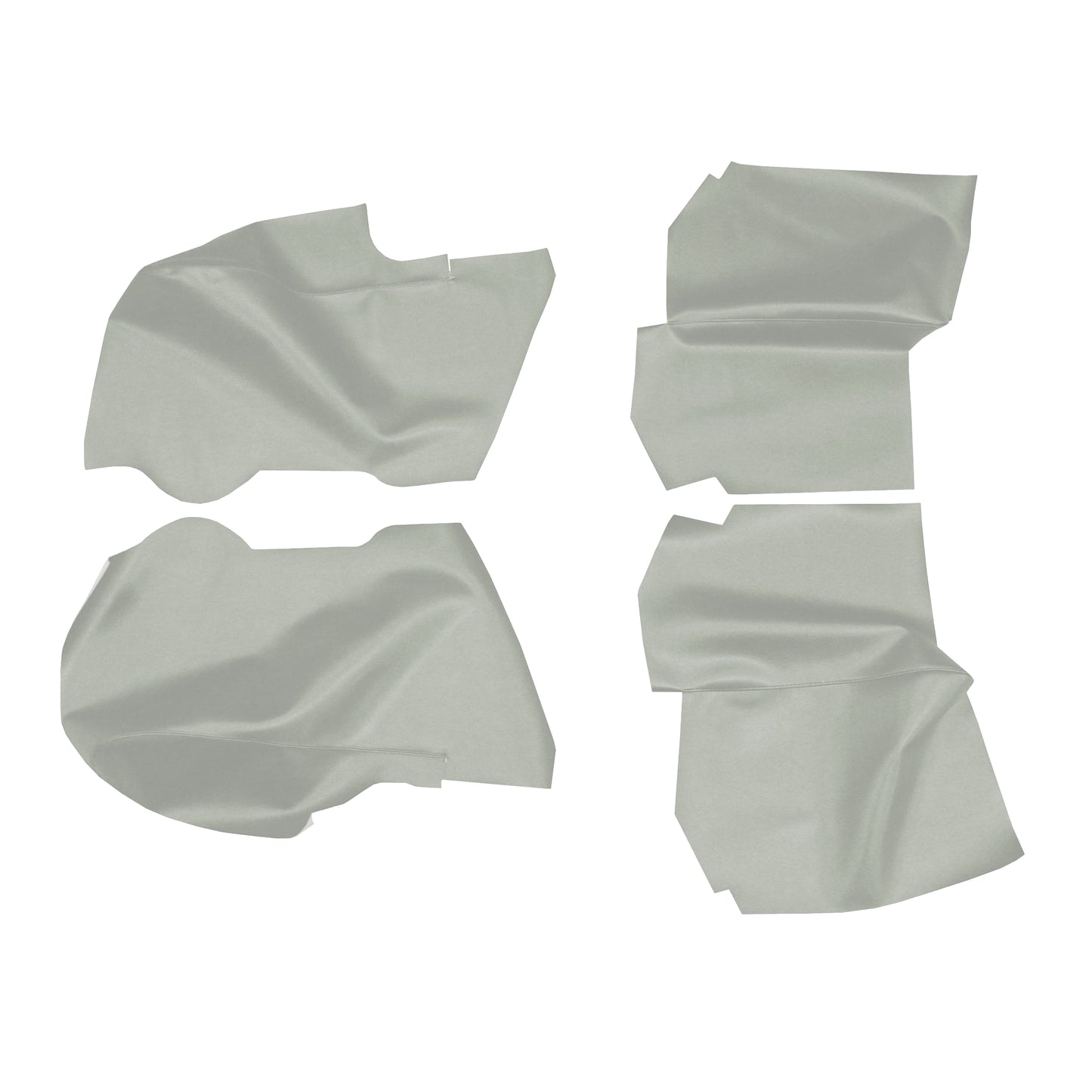 65 GM A-BODY CONVERTIBLE (NOT CHEVELLE) REAR ARMREST PANEL COVERS - WHITE