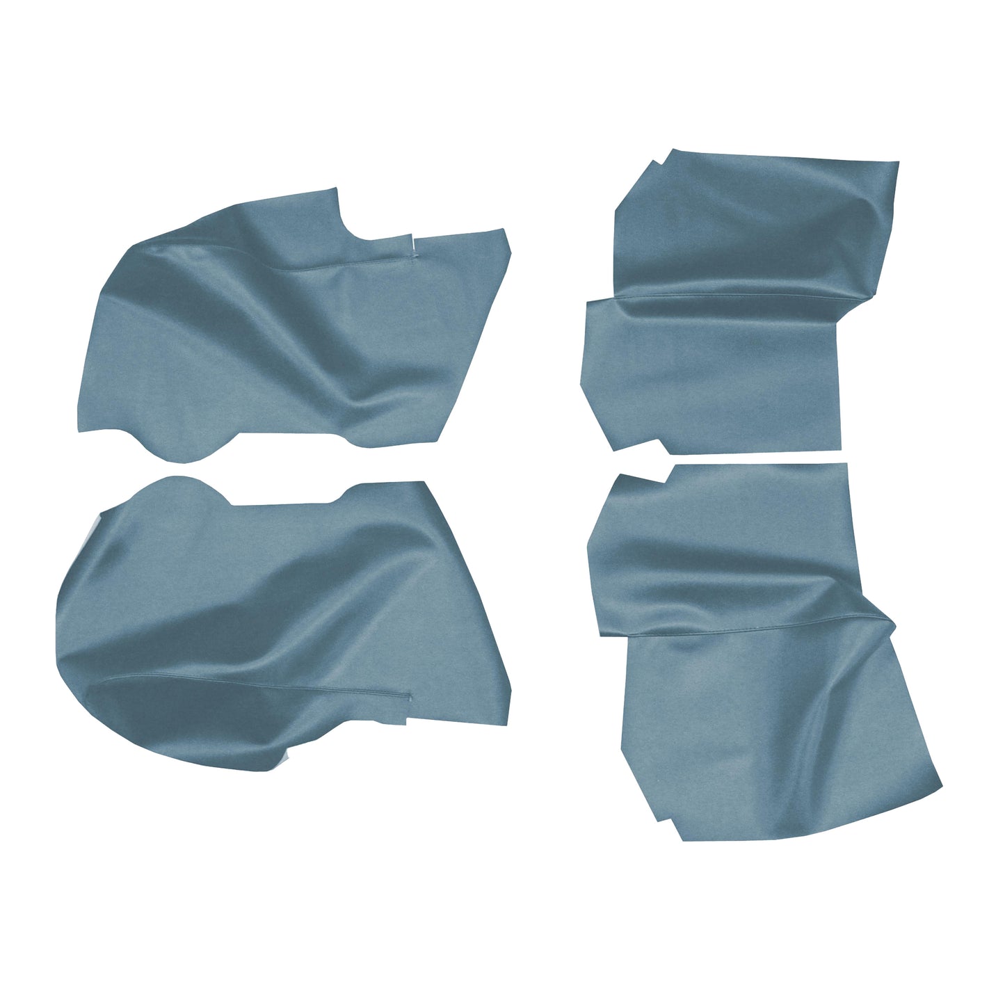 65 GM A-BODY CONVERTIBLE (NOT CHEVELLE) REAR ARMREST PANEL COVERS - LIGHT BLUE