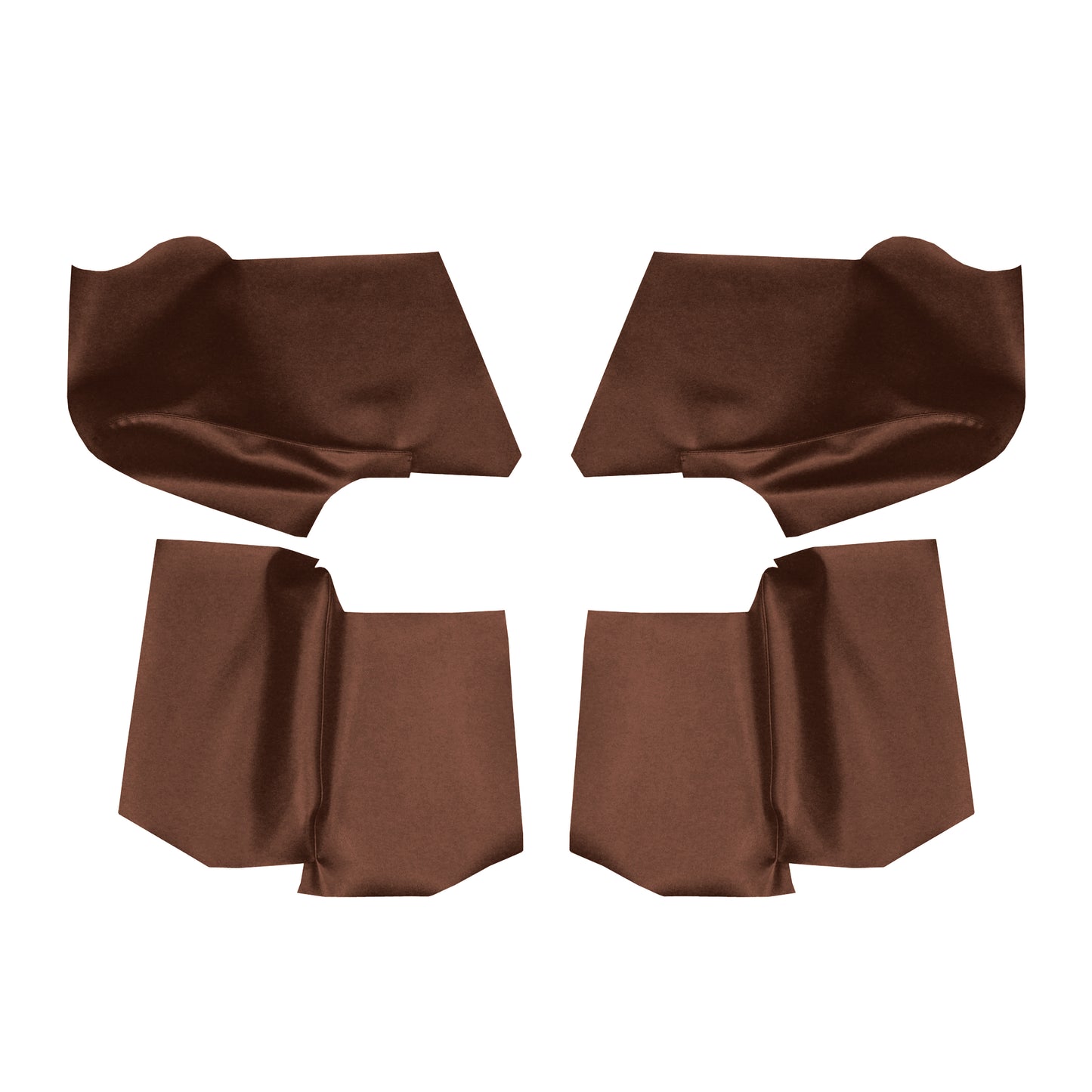 66 GM A-BODY CONVERTIBLE REAR ARMREST PANEL COVERS - BRONZE