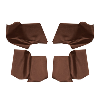 66 GM A-BODY CONVERTIBLE REAR ARMREST PANEL COVERS - BRONZE
